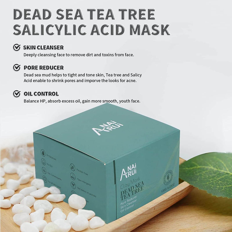dead sea tea tree mask for blackheads facial