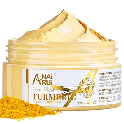 turmeric clay mask for acne treat