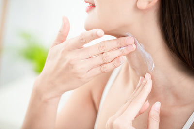 How to apply neck firming cream?
