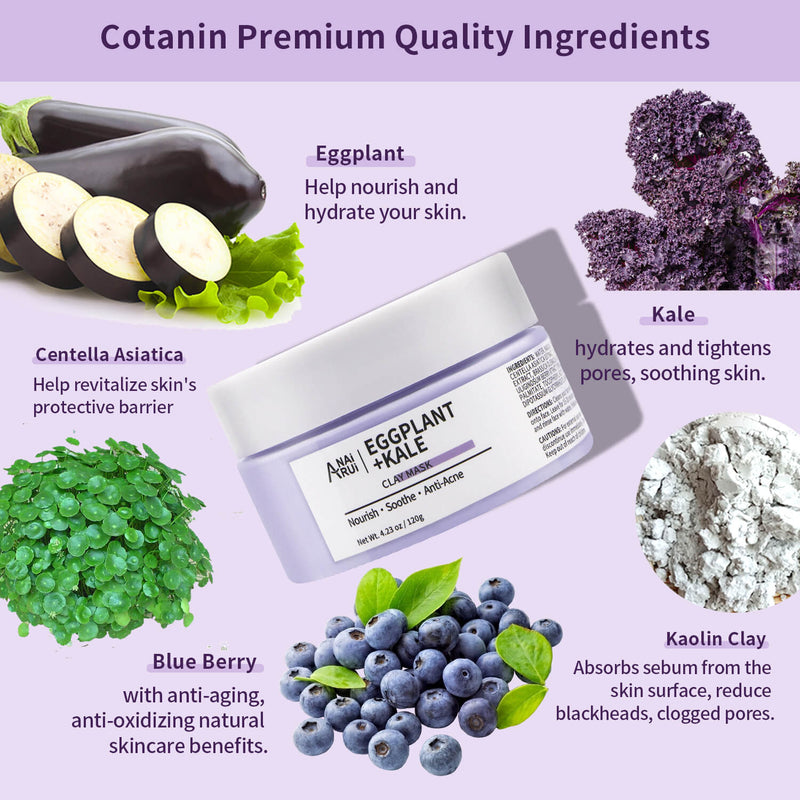 key ingredient of eggplant face mask