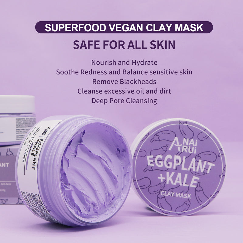 best eggplant clay mask