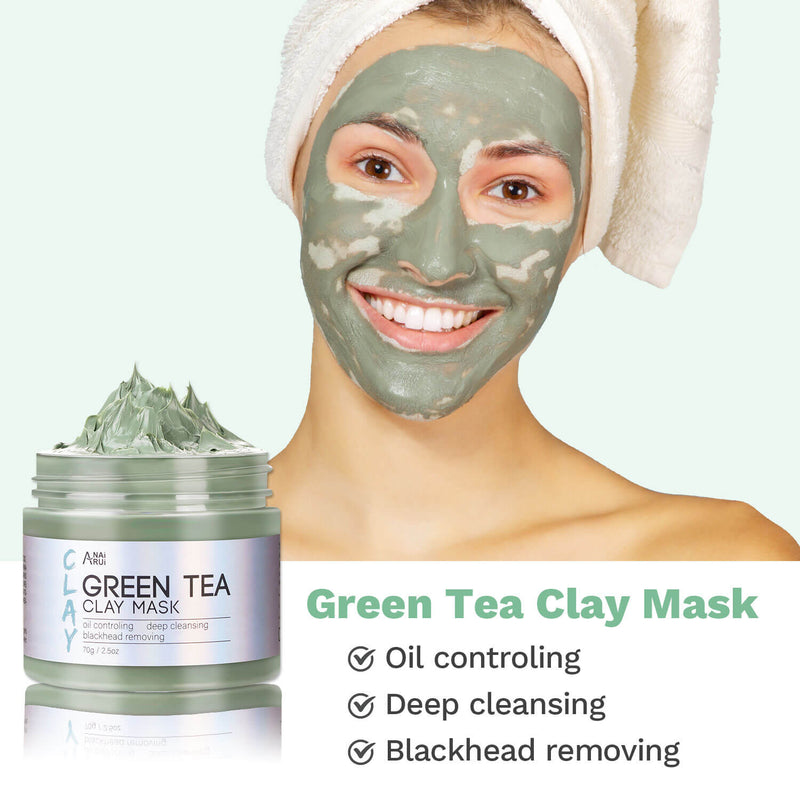 green tea clay mask for blackhead removal