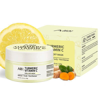 turmeric peel off mask for xfoliation on face