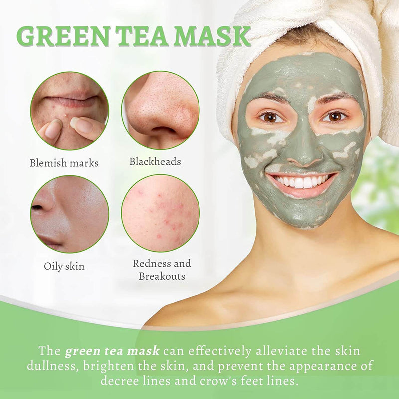 how use green tea mask to blackheads remove