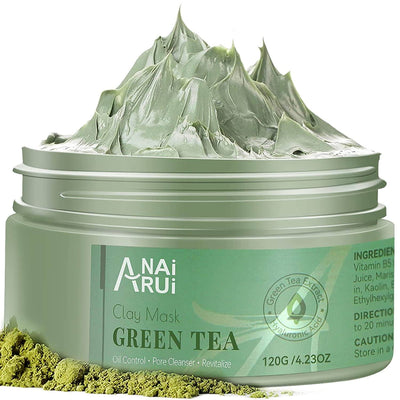  anairui green tea facial mask for blackheads removal