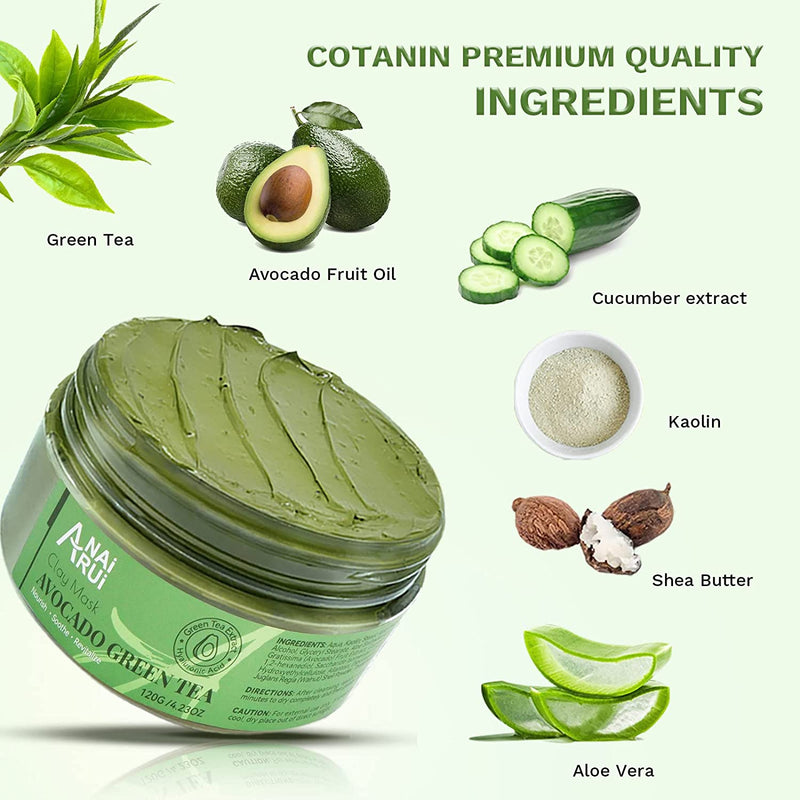 benefits of avocado green tea mask