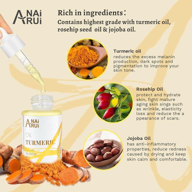 how use turmeric oil to get rid acne