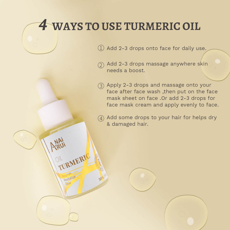 how to use turmeric oil