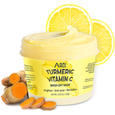 turmeric wash off hydrating facemask